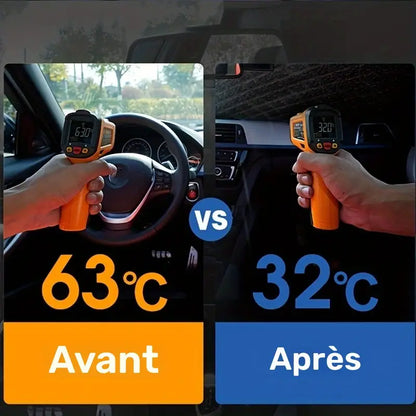 Parasol plegable y portátil para coche: protección UV y contra el calor para el verano 