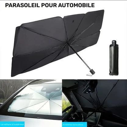 Parasol plegable y portátil para coche: protección UV y contra el calor para el verano 